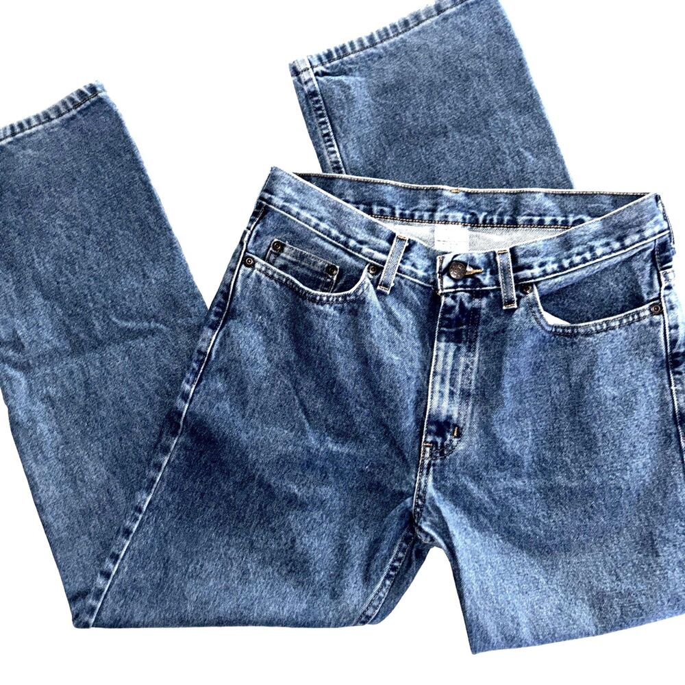 Faded Glory Men's Denim Relaxed Straight Jeans Pants Size 30 x 30